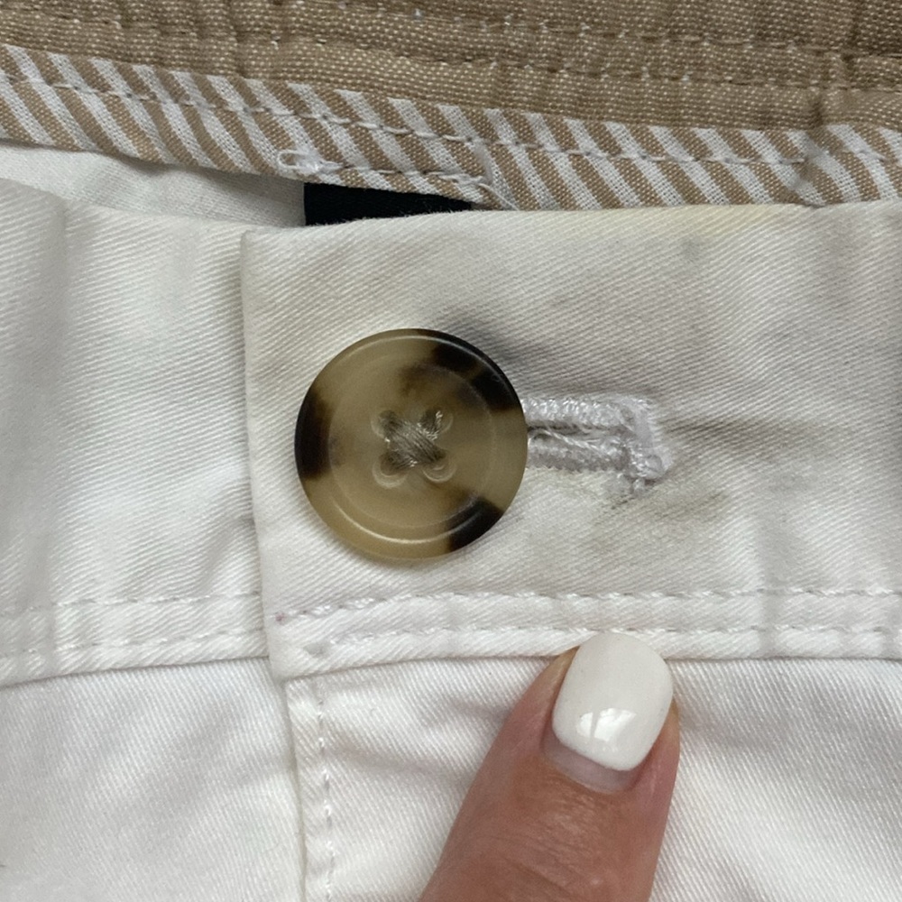 Banana Republic City Chino, white pants size 14 - Picture 8 of 8